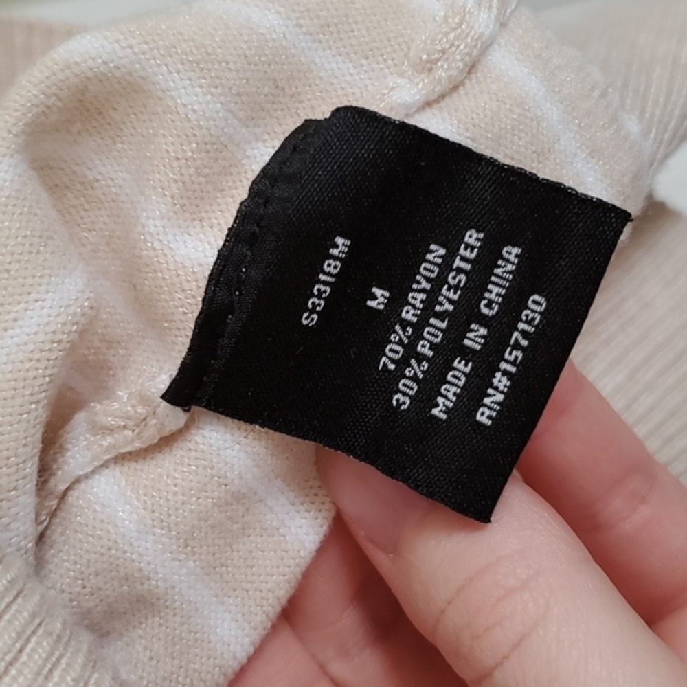 EIGHT 18 White and biege sweater - Picture 4 of 6